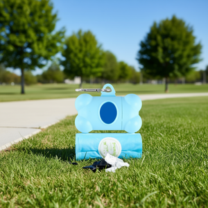 1 Rotolo di Sacchetti per Escrementi di Cane con Dispenser per lo Smaltimento dei Rifiuti degli Animali Domestici - Product Image 3