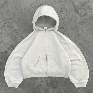 100% coton PULLOVER à capuche grande taille 500gsm français éponge tricot solide respirant printemps impression personnalisée 3D broderie bouffée hiver - Product Image 3