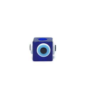 <b>Plastic</b> Evil Eyes <b>Bead</b> Square 1,50 cm - Product Image 1