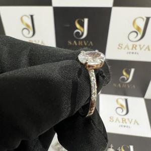 Anillo de Diamantes de Corte Ovalado Personalizado, Oro Sólido de 14K/18K, Anillos Finos de Lujo, Diamantes VVS con Certificado IGI, Anillos de Boda para Mujer - Product Image 3