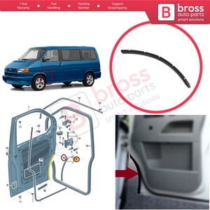 ซีลขอบซุ้มล้อหน้าซ้าย BSP1144-1 สำหรับรถตู้ Transporter T5 T6 T6.1 Caravelle Multivan 7H0837565 - Product Image 5