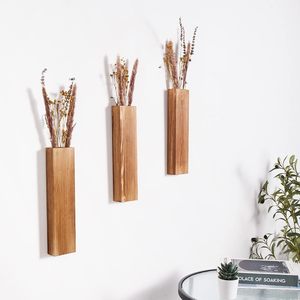 Premium Wood Vases for Home Decor Hot Selling Wooden Vases for Living <b>Spaces</b> Natural Wood Vases for Indoor <b>Decoration</b> - Product Image 5