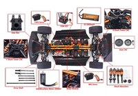 ZD Racing EX-07 1/7 4WD, Hypercar RC sin Escobillas, 130 km/h, Superdeportivo, Vehículo de Derrape, Eléctrico, para Carreras en Carretera, Modelo de Grado Hobby, RTR