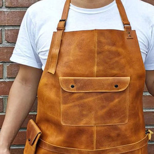 Delantal de herrero de cuero para hombre, delantal de alta calidad, último diseño, 2023 - Product Image 3