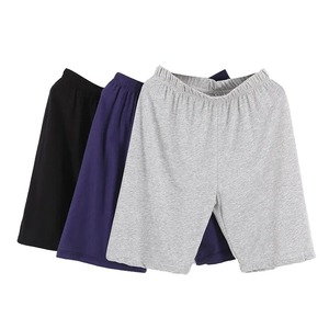 Court pour hommes maison pyjama Shorts hommes vêtements de nuit Sexy élastique sommeil bas coton confortable respirant boxeurs décontracté mâle - Product Image 1