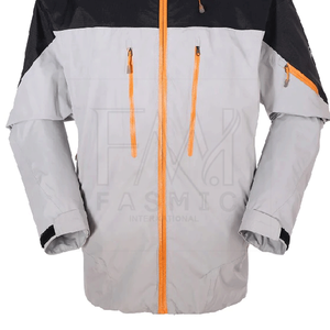 Chaqueta Bomber de Invierno para Hombre, Nuevo Estilo, 100% Poliéster, Cortavientos, Bolsillo Frontal, Marca Privada, Forro Polar Impermeable, Secado Rápido - Product Image 3