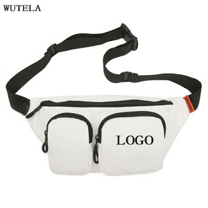Sac banane unisexe personnalisé, mini, design tendance, en nylon imperméable, sac de ceinture de luxe, sac de voyage, sac bandoulière, sac de poitrine - Product Image 1