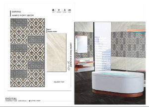 Baldosas de Porcelana de Diseño Moderno Premium, Acabado Mate Esmaltado, Losas de 600x1200, 8 mm de Grosor, para Decoración del Hogar - Product Image 6