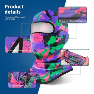 Pasamontañas de Ciclismo con Logotipo de Empresa, Pasamontañas Deportivo para Motociclistas, Pasamontañas Cálido para Adultos, Transpirable para Esquí al Aire Libre - Product Image 5