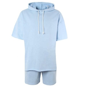 2025, ropa informal para hombre, ropa de tendencia, conjunto corto de 2 piezas para hombre, trajes deportivos para hombre, camisas y pantalones cortos, conjunto corto ajustado - Product Image 5