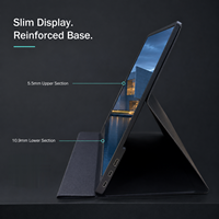 Moniteur portable pour ordinateur portable 16 pouces 2.5K IPS 16:10, écran externe double USB C pour le travail, les affaires et les voyages