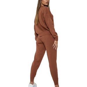 2025 superventas personalizado Fitness sudor traje señoras usa ropa deportiva Jogging traje mujeres moda sudor traje para niñas - Product Image 2