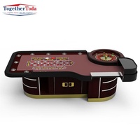 Tables de poker standard de casino de haute qualité, table de roulette de divertissement de conception à vendre