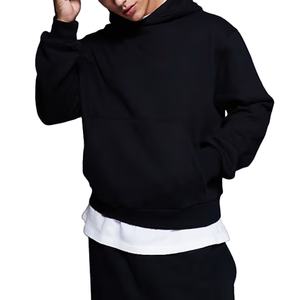 Ensemble de survêtement streetwear surdimensionné personnalisé pour homme – Meilleure vente |   Sweat-shirt en coton avec logo personnalisé et pantalon de jogging en molleton - Product Image 2