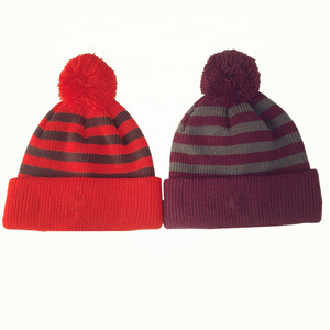 Gorro de Punto Jacquard con Forro Polar, Puño Acanalado Suave, Etiqueta Tejida, Gorro de Invierno Cálido con Forro Polar - Product Image 2
