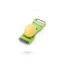 Hete Aanbieding Handmatige Multifunctionele Anti-aanbaklaag Duurzame ABS Plastic Groente Schilmes, Snijder, Julienne Snijder, Aardappelrasp