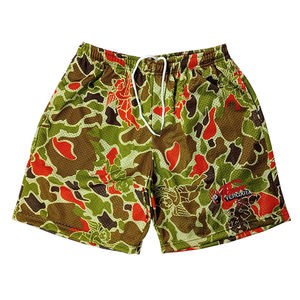 Pantalones cortos de malla hechos a medida de nuevo estilo Pantalones cortos de malla de color sólido a la venta Pantalones cortos de malla hechos en Pakistán - Product Image 5