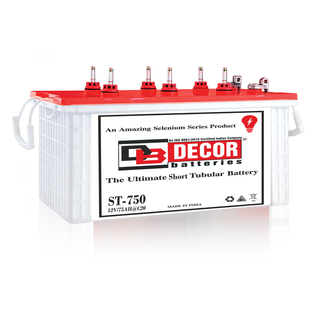 DECOR 12V 75ah Acid Deep Cycle Battery 12v 75ah Rechargeable Lead Acid Solar Power Deep Cycle Battery