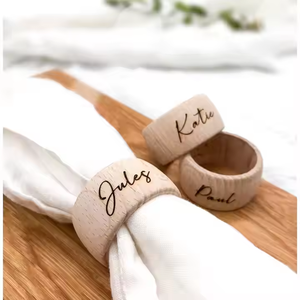 Rond de serviette luxueux Table à manger de fête de mariage Durable et la plus précieuse pièce antique de conception Unique pour l'utilisation de restaurant de décor - Product Image 2