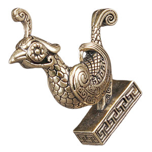 Figurine d'oiseau en Bronze moderne faite à la main pour les bas de vacances de Noël Objet décoratif et Sculpture pour les cadeaux - Product Image 2