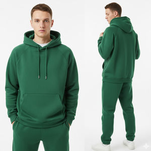 Jersey personalizado de peso pesado para hombre, chándal de lana gruesa, ropa deportiva cálida, conjunto de entrenamiento para gimnasio, ropa de calle informal de dos piezas - Product Image 6