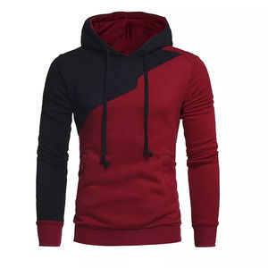 100% Polyester Tech Fleece Men Zip up Gym <b>Hoodies</b> Unisex Men Solid Color Vintage Zipper <b>Hoodies</b> for Men's OEM Customized - Product Image 5