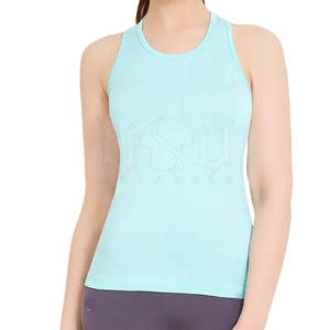 เสื้อกล้ามลำลองผู้หญิง ระบายอากาศได้ดี น้ำหนักเบา สีและโลโก้ด้านหน้าปรับแต่งได้ ผลิตจากผ้าฝ้าย/โพลีเอสเตอร์คุณภาพสูง ผลิตในประเทศปากีสถาน - Product Image 6