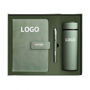 Set Ejecutivo de Cuaderno A5 y Bolígrafo Personalizado, Regalo de Oficina para Empleados, Promoción Empresarial para Hombres - Product Image 4
