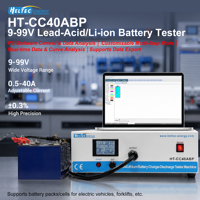 Testeur de durée de vie de batterie Heltec Energy 40A 9-99V pour les concessionnaires de véhicules électriques et les ateliers de réparation