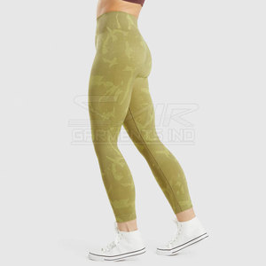 Plus Size Elastic Waist Yoga Scrunch <b>Leggings</b> <b>Nylon</b> Made Scrunch <b>Legging</b> Unique Style Scrunch <b>Legging</b> - Product Image 3