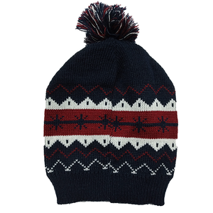 Gorro de punto acrílico OEM de moda personalizado 2023, gorro de invierno cálido de la mejor calidad con diseño de logotipo fabricado en Pakistán - Product Image 5