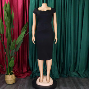 Vestido de tubo profesional a medida en poliéster Spandex para un aspecto elegante de oficina y un ajuste elástico elegante y cómodo - Product Image 6