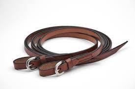 Riendas de cuero de caballo ecuestre occidental, doble rienda totalmente mecanizada a mano, ajuste personalizado forzado y color multiusos - Product Image 4