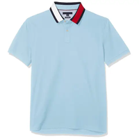 Venta al por mayor hombres 100 algodón manga corta media personalizada Polos manga corta Patchwork alta calidad Polo camisa hombres ropa