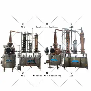 Ace Commercial Equipment Distillery For Vodka/Gin/Whiskey Making Distillation Complete Kit Copper Stills Tequila