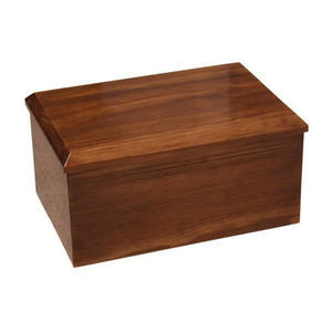 American Style Durable Natural Finish Wooden Cremation Urn for Adult Human and <b>Dog</b> <b>Ashes</b> for Decoration Use - Product Image 1