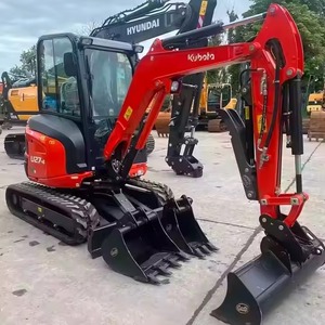 รถขุดขนาดเล็ก Kubota U55-5 รถขุดตีนตะขาบขนาดกะทัดรัด สำหรับงานก่อสร้าง ฟาร์ม และจัดสวน - Product Image 4