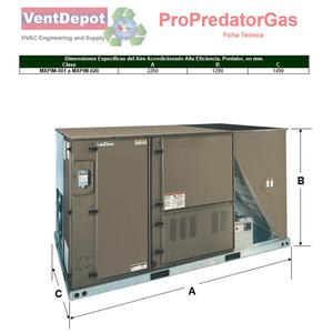 Sistema de Calefacción y Refrigeración Trifásico Aires, MXPIM-006, 102000 BTU, 8.5 Toneladas, R4 - Product Image 3
