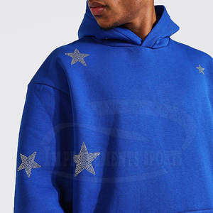 Servicio OEM Chándales de manga larga con diamantes de imitación Top Trending Slim Fit Hombres Chándales con diamantes de imitación - Product Image 4