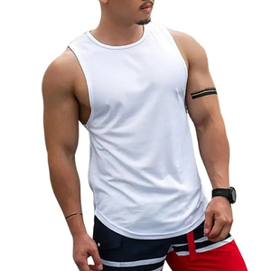 Débardeurs pour hommes Meilleure qualité Logo personnalisé Vente en gros Respirant Gym Workout Hommes Débardeur Active Wear - Product Image 1