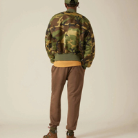 Veste bomber fine HSI sur mesure OEM |   Hommes, Femmes |   Vêtements de rue en nylon coupe-vent avec logo sur le devant |   Marque privée