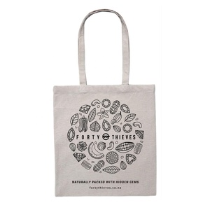 Sac en toile de coton biologique avec Logo personnalisé imprimé, vente en gros, promotion, fourre-tout vierge - Product Image 5