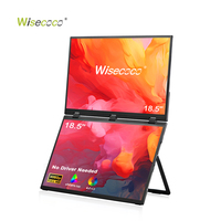 Nouveau produit Écran d'ordinateur portable tactile 18,5 pouces FHD 1080p Extension d'écran pliable Double moniteur IPS LCD Triple moniteur portable Prix