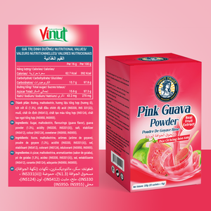 Polvo de guayaba Rosa instantáneo orgánico OEM, zumo de frutas y verduras con sabor a azúcar, etiqueta privada personalizable, embalaje en caja ODM - Product Image 2
