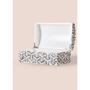 Boîtes décoratives en nacre naturelle faites à la main pour la décoration intérieure coffrets cadeaux décorés rectangulaires fabriqués au Vietnam - Product Image 5