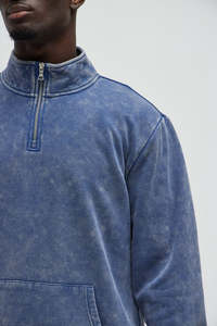 Sweat-shirts pour hommes de haute qualité 100% coton, logo personnalisé brodé, streetwear, uni, effet délavé, coupe ample, poids lourd 380 - Product Image 3