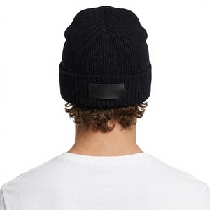 Custom Knit 100%Acrylic Beanie Winter Ribbed Skull Letter Design Soft Warm Jacquard Cuff Plain Outdoor Beach Casual Unisex Bulk - Product Image 4