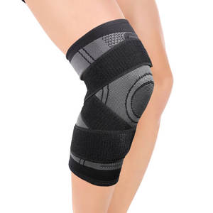 Manchons de genou professionnels pour l'haltérophilie, compression, infusés au cuivre, soutien de récupération, logo personnalisé, impression numérique, polyester - Product Image 4