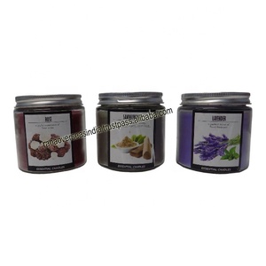 High Demanded Multiple Fragrances Clear Eco-Friendly Soy Wax Aromatherapy <b>Candles</b> Jars <b>for</b> Holiday Bars Home Decor Air - Product Image 5