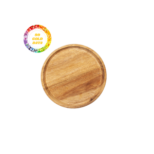 Tabla de cortar de madera ecológica, tabla de cortar de madera natural hecha a mano para uso en cocina, restaurantes y catering - Product Image 4